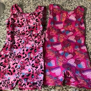Girls gymnastics outfits size 6/7